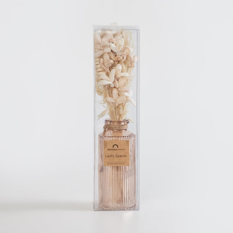 Verona Grace Artificial Petal Trio in Glass Vase – 28 cm