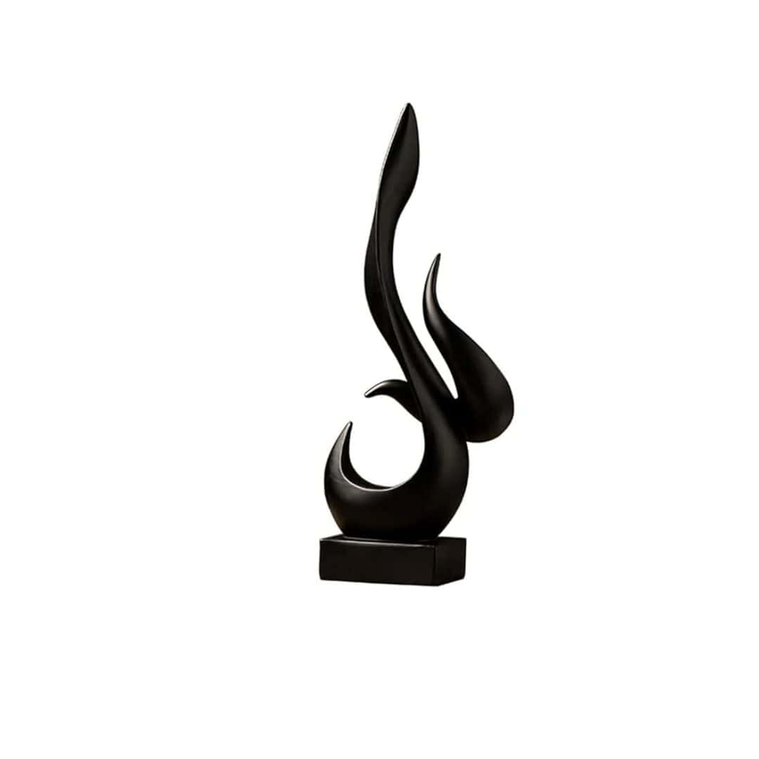LIFEHAXTORE Flame Sculpture – Home & Table Décor